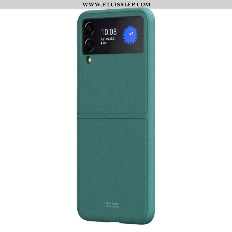 Futerały do Samsung Galaxy Z Flip 3 5G Etui Folio Styl Piaskowania